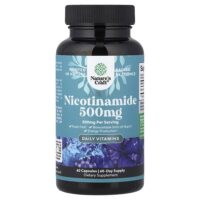 Никотинамид, 500 мг, 60 капсул — Nature's Craft