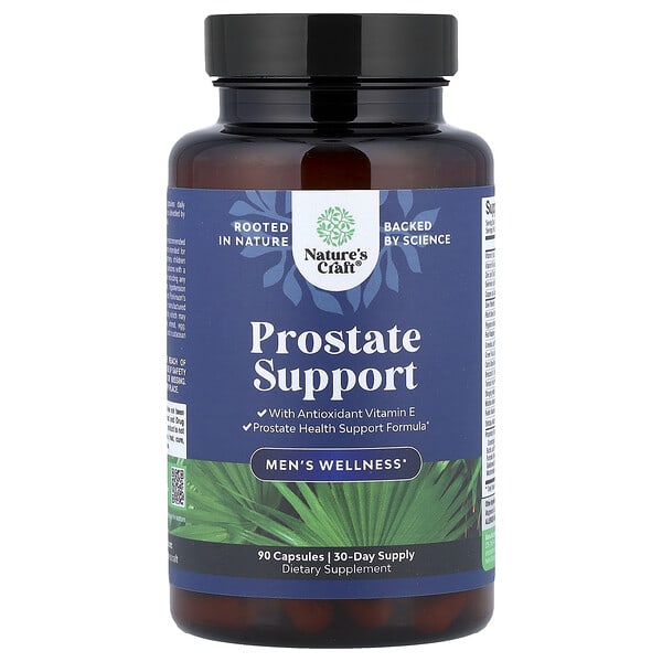nca82300_v_24.jpg Men's Wellness, добавка для поддержки простаты, 90 капсул — Nature's Craft