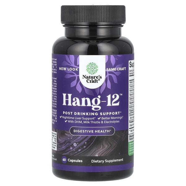 nca94770_v_8.jpg Hang-12, поддержка после питья`` 60 капсул — Nature's Craft