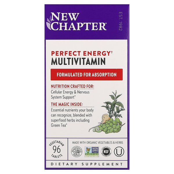 ncr00342_v_37.jpg Perfect Energy, мультивитамины, 96 вегетарианских таблеток — New Chapter