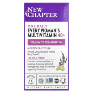 One Daily Every Woman's™, мультивитамины 40+, 72 вегетарианские таблетки — New Chapter