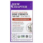 Plant Calcium, Bone Strength, Take Care, 60 вегетарианских таблеток для снижения веса — New Chapter