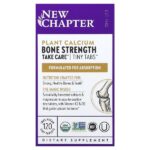 растительный кальций, Bone Strength Keep Care™, 120 веганских крошечных таблеток — New Chapter