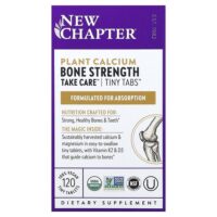 растительный кальций, Bone Strength Keep Care™, 120 веганских крошечных таблеток — New Chapter