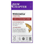 Wholemega, рыбий жир, 120 капсул без ГЭКРС — New Chapter