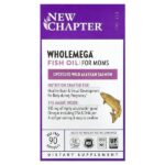 Wholemega, рыбий жир для здоровья мам, 90 мягких таблеток — New Chapter