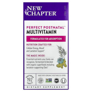 Perfect Postnatal™, мультивитаминный комплекс, 192 вегетарианские таблетки — New Chapter