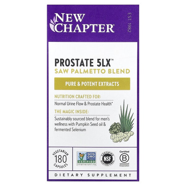 ncr90069_v_99.jpg Prostate 5LX™, 180 вегетарианских капсул — New Chapter