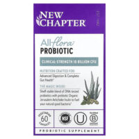 All-Flora™, пробиотик, 60 вегетарианских капсул — New Chapter