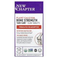 Plant Calcium, Bone Strength Take Care™, 270 вегетарианских таблеток — New Chapter