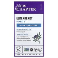 Elderberry Force™, 60 веганских капсул — New Chapter