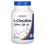 L-цитруллин, 120 капсул (500 мг на капсулу) — Nutricost