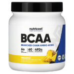 Performance, BCAA, со вкусом ананаса, 492 г (1,1 фунта) — Nutricost