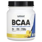 Performance, BCAA, со вкусом ананаса, 738 г (1,6 фунта) — Nutricost