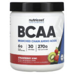 Performance, BCAA, со вкусом клубники и киви, 270 г (9,6 унции) — Nutricost