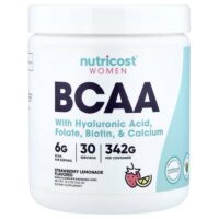 BCAA для женщин, со вкусом клубничного лимонада, 342 г (12,2 унции) — Nutricost