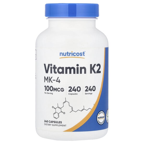 ncs00869_v_32.jpg витамин K2 MK-4, 100 мкг, 240 капсул — Nutricost