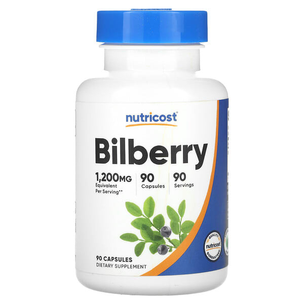 ncs00881_v_8.jpg черника, 1200 мг, 90 капсул — Nutricost