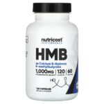 Performance, HMB, 120 капсул (500 мг на капсулу) — Nutricost