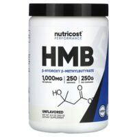 Performance, HMB, без добавок, 250 г (8,9 унции) — Nutricost