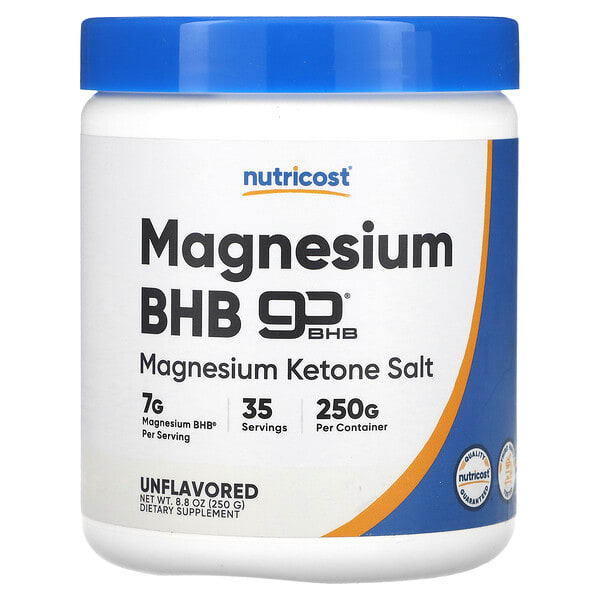 ncs57004_v_8.jpg Магний BHB, goBHB®, без добавок, 250 г (8,8 унции) — Nutricost