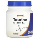 Таурин в порошке, без добавок, 1 кг (35,7 унции) — Nutricost