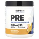 Performance, предтренировочный комплекс, персик и манго, 354 г (12,6 унции) — Nutricost