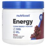 Energy, Clean Energy, порошок, виноград, 300 г (10,7 унции) — Nutricost