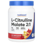 L-цитруллин малат 2: 1, фруктовый пунш, 600 г (1,3 фунта) — Nutricost