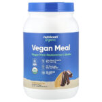Organic Vegan Meal, шоколад PB, 1763 г (3,9 фунта) — Nutricost