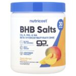 BHB Salts, goBHB®, персик и манго, 249 г (8,9 унции) — Nutricost