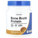 Bone Broth Protein, курица, 430 г (15,4 унции) — Nutricost