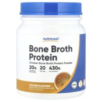 Bone Broth Protein, курица, 430 г (15,4 унции) — Nutricost