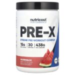 Performance, PRE-X, предтренировочный комплекс Xtreme, арбуз, 438 г (15,6 унции) — Nutricost