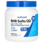 BHB Salts, goBHB®, без добавок, 442 г (0,97 фунта) — Nutricost