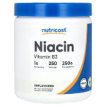 ниацин, без добавок, 250 г (8,9 унции) — Nutricost