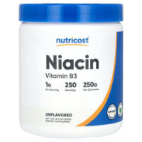 ниацин, без добавок, 250 г (8,9 унции) — Nutricost