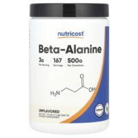 Бета-аланин, без добавок, 500 г (17,9 унции) — Nutricost