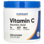 витамин C, без добавок, 227 г (8,1 унции) — Nutricost