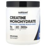 Performance, моногидрат креатина, без добавок, 300 г (10,7 унции) — Nutricost