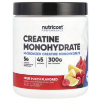 Performance, моногидрат креатина, фруктовый пунш, 300 г (10,7 унции) — Nutricost