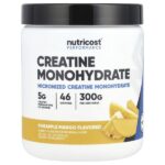 Performance, моногидрат креатина, ананас и манго, 300 г (10,7 унции) — Nutricost