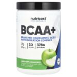 Performance, BCAA +, зеленое яблоко, 378 г (13,5 унции) — Nutricost