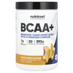 Performance, BCAA +, персик и манго, 393 г (14 унций) — Nutricost