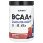 Performance, BCAA +, малиновый лимонад, 432 г (15,4 унции) — Nutricost