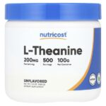 L-теанин, без добавок, 100 г (3,6 унции) — Nutricost