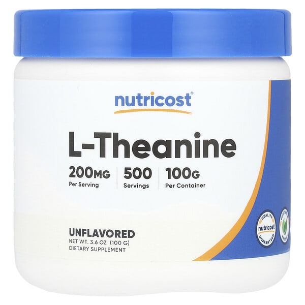 ncs57219_v_8.jpg L-теанин, без добавок, 100 г (3,6 унции) — Nutricost
