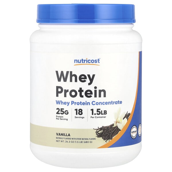 ncs57223_v_8.jpg Концентрат сывороточного протеина, ваниль, 680 г (1,5 фунта) — Nutricost