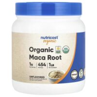 Органический корень маки, без добавок, 454 г (1 фунт) — Nutricost