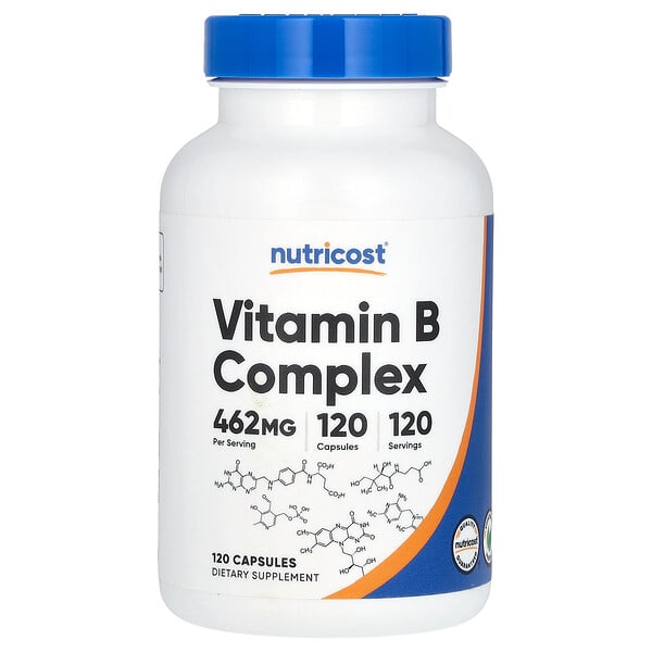 ncs57235_v_8.jpg комплекс витаминов группы B, 462 мг, 120 капсул — Nutricost